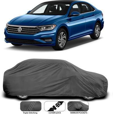 ANTHUB Car Cover For Volkswagen Jetta (Without Mirror Pockets)(Grey)