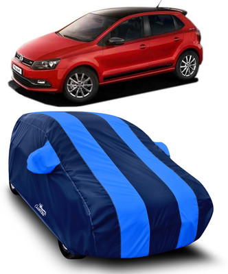 XAFO Car Cover For Volkswagen Polo GT (With Mirror Pockets)(Blue)