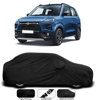 ANTHUB Car Cover For Maruti Suzuki XL5 (With Mirror Pockets)(Black)