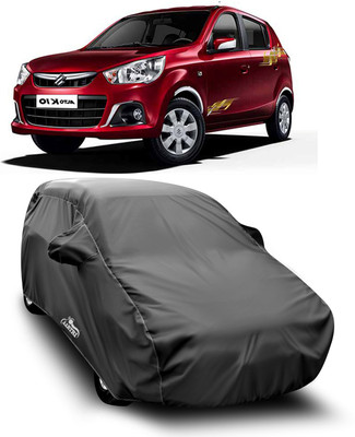 XAFO Car Cover For Maruti Suzuki Alto K10 (With Mirror Pockets)(Grey)