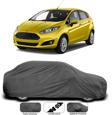 ANTHUB Car Cover For Ford Fiesta Sport (Without Mirror Pockets)(Grey)