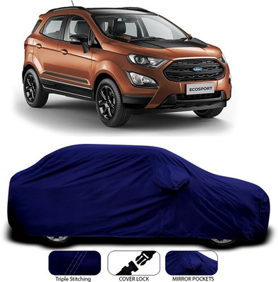 SEBONGO Car Cover For Ford Ecosport (With Mirror Pockets)(Blue)