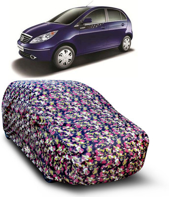 XAFO Car Cover For Tata Vista Tech (With Mirror Pockets)(Multicolor)