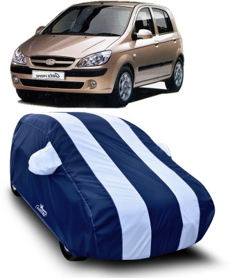 XAFO Car Cover For Hyundai Getz Prime (With Mirror Pockets)(White)