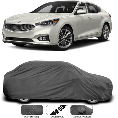 SEBONGO Car Cover For Kia Cadenza (Without Mirror Pockets)(Grey)