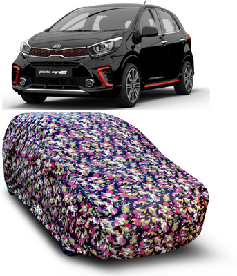 XAFO Car Cover For Kia Picanto (With Mirror Pockets)(Multicolor)