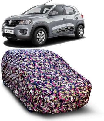 XAFO Car Cover For Renault Kwid (With Mirror Pockets)(Multicolor)