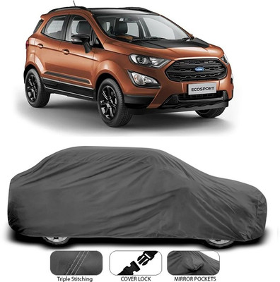 ANTHUB Car Cover For Ford Ecosport (Without Mirror Pockets)(Grey)
