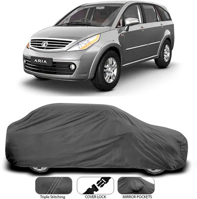 ANTHUB Car Cover For Tata Aria (Without Mirror Pockets)(Grey)