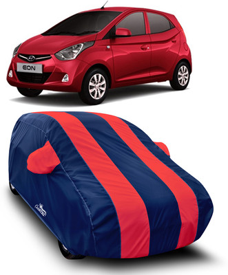 XAFO Car Cover For Hyundai Eon (With Mirror Pockets)(Red)