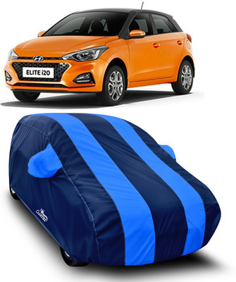 XAFO Car Cover For Hyundai Elite i20 (With Mirror Pockets)(Blue)