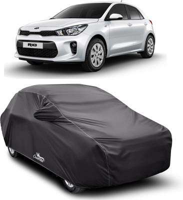 XAFO Car Cover For Kia Rio (With Mirror Pockets)(Grey)