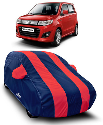 XAFO Car Cover For Maruti Suzuki WagonR Stingray (With Mirror Pockets)(Red)