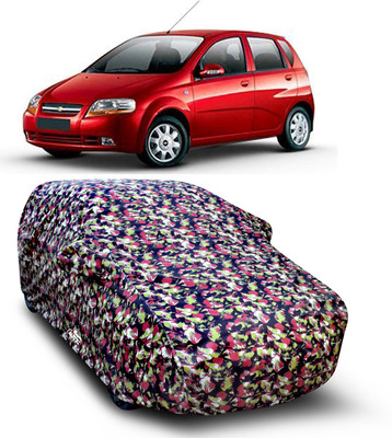 XAFO Car Cover For Chevrolet UVA (With Mirror Pockets)(Multicolor)