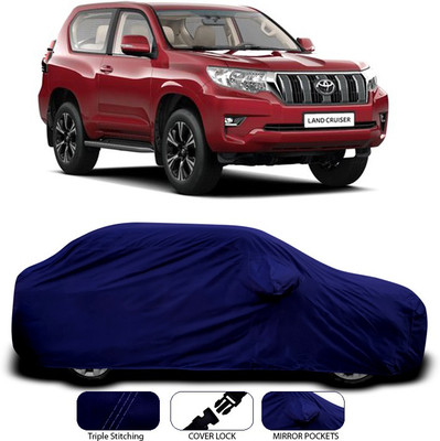 ANTHUB Car Cover For Toyota Land Cruiser (With Mirror Pockets)(Blue)