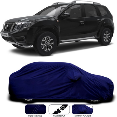SEBONGO Car Cover For Nissan Terrano (With Mirror Pockets)(Blue)