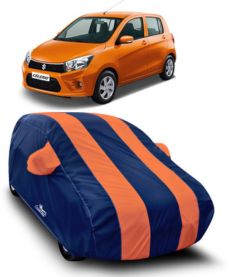 XAFO Car Cover For Maruti Suzuki Celerio (With Mirror Pockets)(Orange)