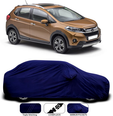 SEBONGO Car Cover For Honda WRV (With Mirror Pockets)(Blue)