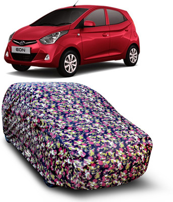XAFO Car Cover For Hyundai Eon (With Mirror Pockets)(Multicolor)