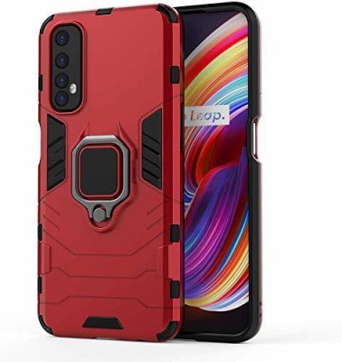 BOZTI Back Cover for Realme 7, Narzo 20 Pro(Red, Rugged Armor, Pack of: 1)