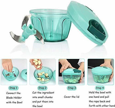 smile4u 560 ML- Multipurpose Vegetable chopper SD-12 AFruit Chopper, Vegetable & Fruit Grater & Slicer(1 chopper)