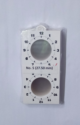 rci Clock Wise Coin Holder 2 x 2 Size No. 5 (White, 27.5mm) for Identifying Error Coins only 25 Pieces Pack Coin Bank(White)