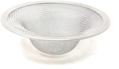finality Kitchen Sink Stainless Steel Push Down Strainer(12 cm Set of 1)