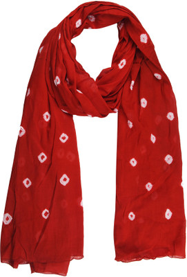 Traditions Bazaar Pure Cotton Polka Print Women Dupatta