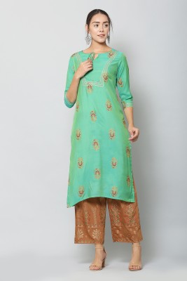 vaaba Women Kurta Palazzo Set