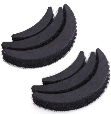 VSAKSH Pack of 6 Banana Hair Puff Maker/Hair Bumpits Accessories (Buy 1 Get 1) Bun Clip(Black)
