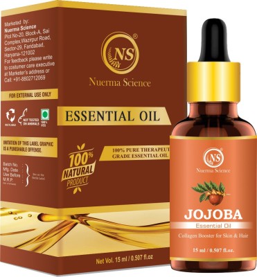 Nuerma Science Jojoba Essential Oil For Hair Growth & Healthier Hair Hair Oil(15 ml)