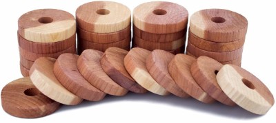 Clean Living Natural Cedar Wood Rings Repellent 24 pcs(24 x 1 Units)