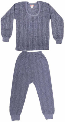 Coldplay Top - Pyjama Set For Baby Boys & Baby Girls(Grey, Pack of 1)