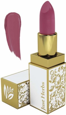 Just Herbs Creamy Matte Subtle Tea Rose Pink Lipstick for Women - Paraben Free(Subtle Tea Rose Pink, 4.2 g)