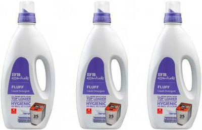 IFB FLUFF TOP LOAD PACK OF 3 Fresh Liquid Detergent(3 x 1 L)