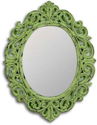 Home Collection MM-2073 Decorative Mirror(Oval Finish : glossy)