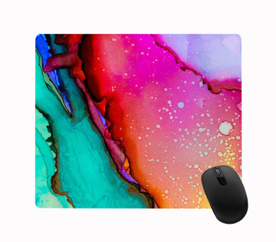 ARTBUG Designer Printed Non-Slip Soft Mouse Pad for Optical/Laser Mouse (22.5cm x 19cm)- 090 Non Slip Base Mousepad(Multicolor)