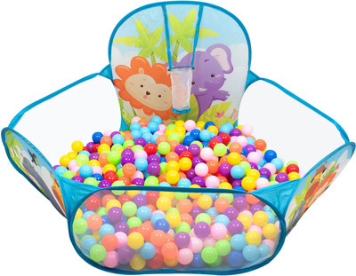 ITOYS Ball Pool with 50 Balls for Kids/ Ball Games for Toddlers/ Multicolor Balls in Ball Pool(Multicolor)