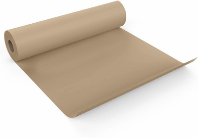 MM WILL CARE ROLL 10 METER Unruled 26 Inch X 10 Meter 120 gsm Paper Roll(Set of 1, Brown)