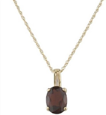 KUNDLI GEMS Gomed Stone Pendant Original Precious stone Garnet 6.00 carat stone Unheated & Untreated stone Certified for men & women Gold-plated Garnet Stone Pendant