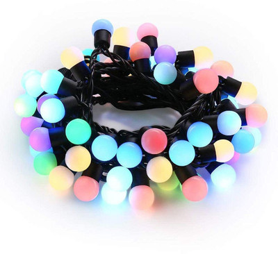 Vibgyor Products 20 LEDs 4.98 m Multicolor Steady Bulb Rice Lights(Pack of 1)