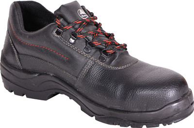 Bata Steel Toe Leather Safety Shoe(Black, SB, Size 6)