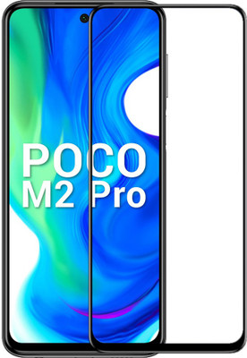 UbrosNetwork Edge To Edge Tempered Glass for Poco M2 Pro(Pack of 1)