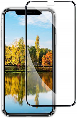 AKSHUD Edge To Edge Tempered Glass for Apple iPhone 12 (6.1)(Pack of 1)