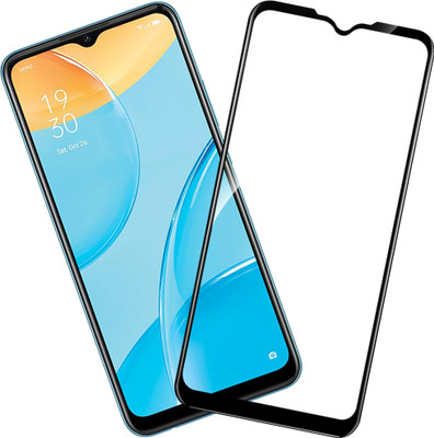 HUPSHY Edge To Edge Tempered Glass for Oppo A15(Pack of 1)