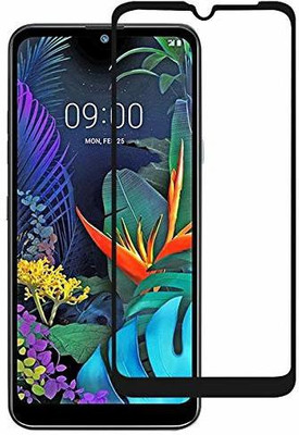 VDAT Edge To Edge Tempered Glass for LG Q60(Pack of 1)