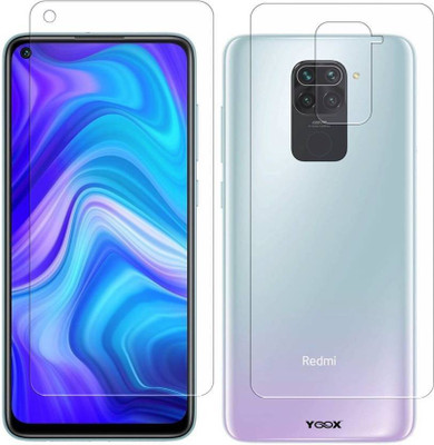 TevarSmart Front and Back Tempered Glass for Redmi Note 9(Pack of 2)