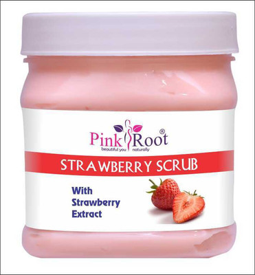 PINKROOT STrawberry Scrub With Strawberry Extract Scrub(500 ml)