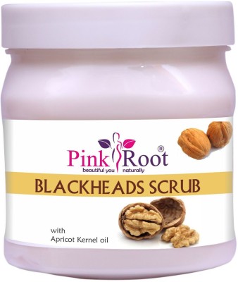 PINKROOT Blackheads Scrub with Apricot Kernel oil Scrub(500 ml)