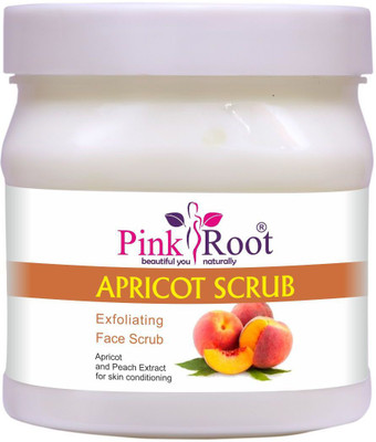 PINKROOT Apricot Scrub Exfoliating Face Scrub Apricot and Peach Extract for Skin Conditioning Scrub(500 ml)